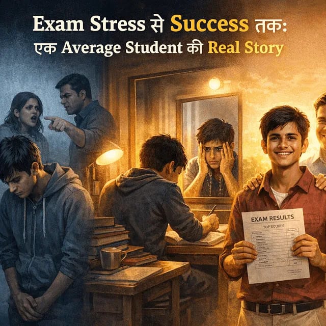 Exam Stress से Success तक एक Average Student की Real Story