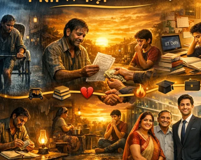 पिता का कर्ज - रिक्शा चालक के बेटे की IIT तक की सच्ची प्रेरणादायक कहानी, गरीबी से सफलता तक का सफर, Best Motivational Story in Hindi