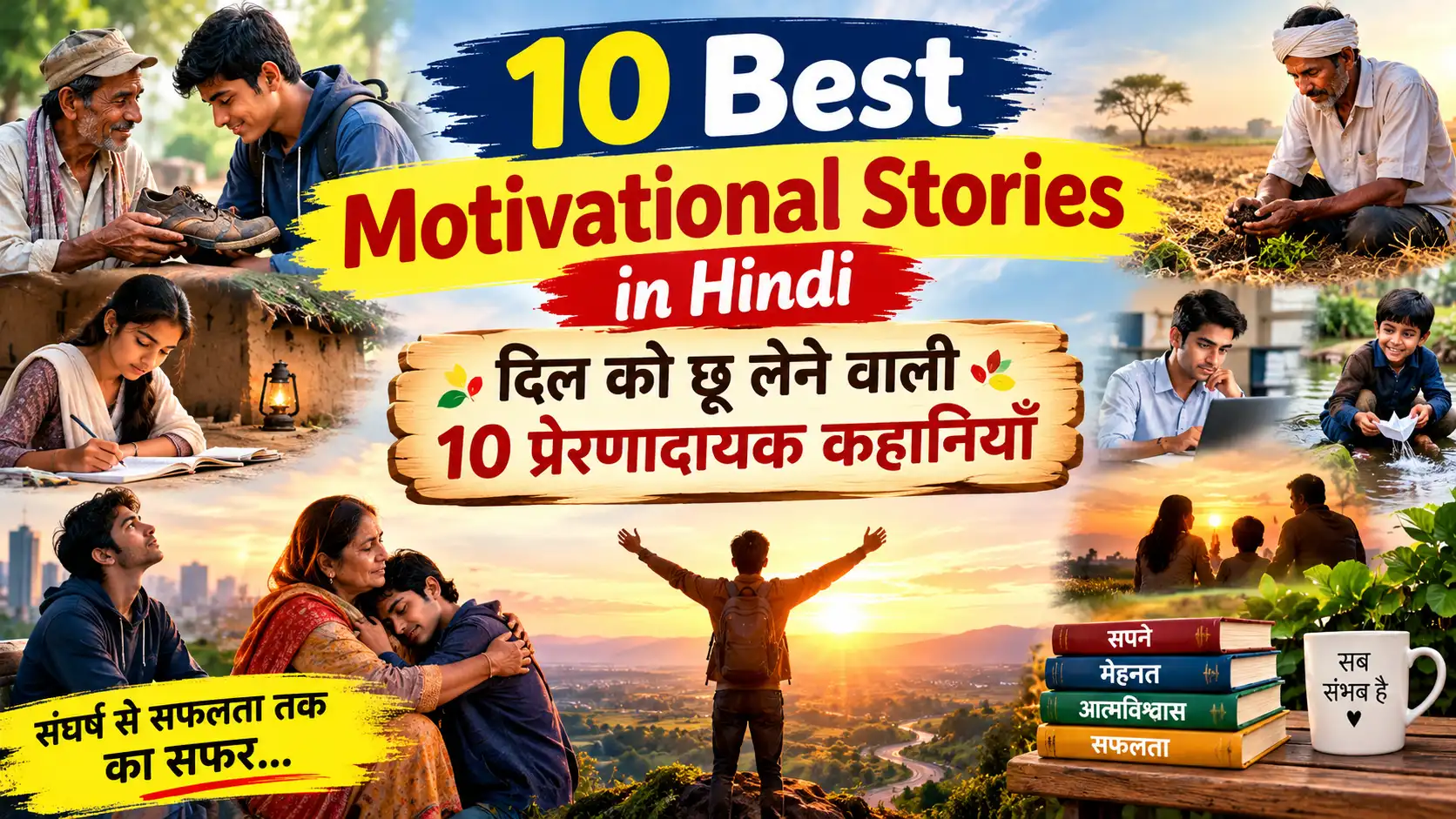 10 Best Motivational Stories in Hindi – दिल छू लेने वाली 10 प्रेरणादायक कहानियाँ