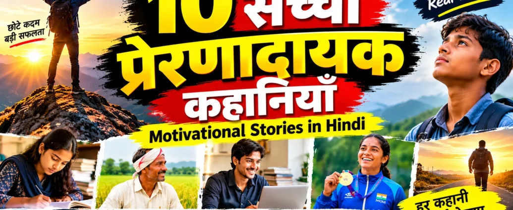 10 सच्ची प्रेरणादायक कहानियाँ | Motivational Stories In Hindi 1 10 सच्ची प्रेरणादायक कहानियाँ – Motivational Stories in Hindi